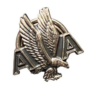 American Airlines Pin Brooch Lapel Button Hole Jewelry Sterling Silver Stamped L